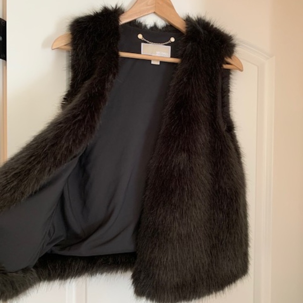 Michael Kors Faux Fur Vest